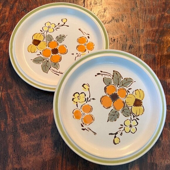 MCM Harvest Collection Stoneware Salad Plates - Picture 6 of 6